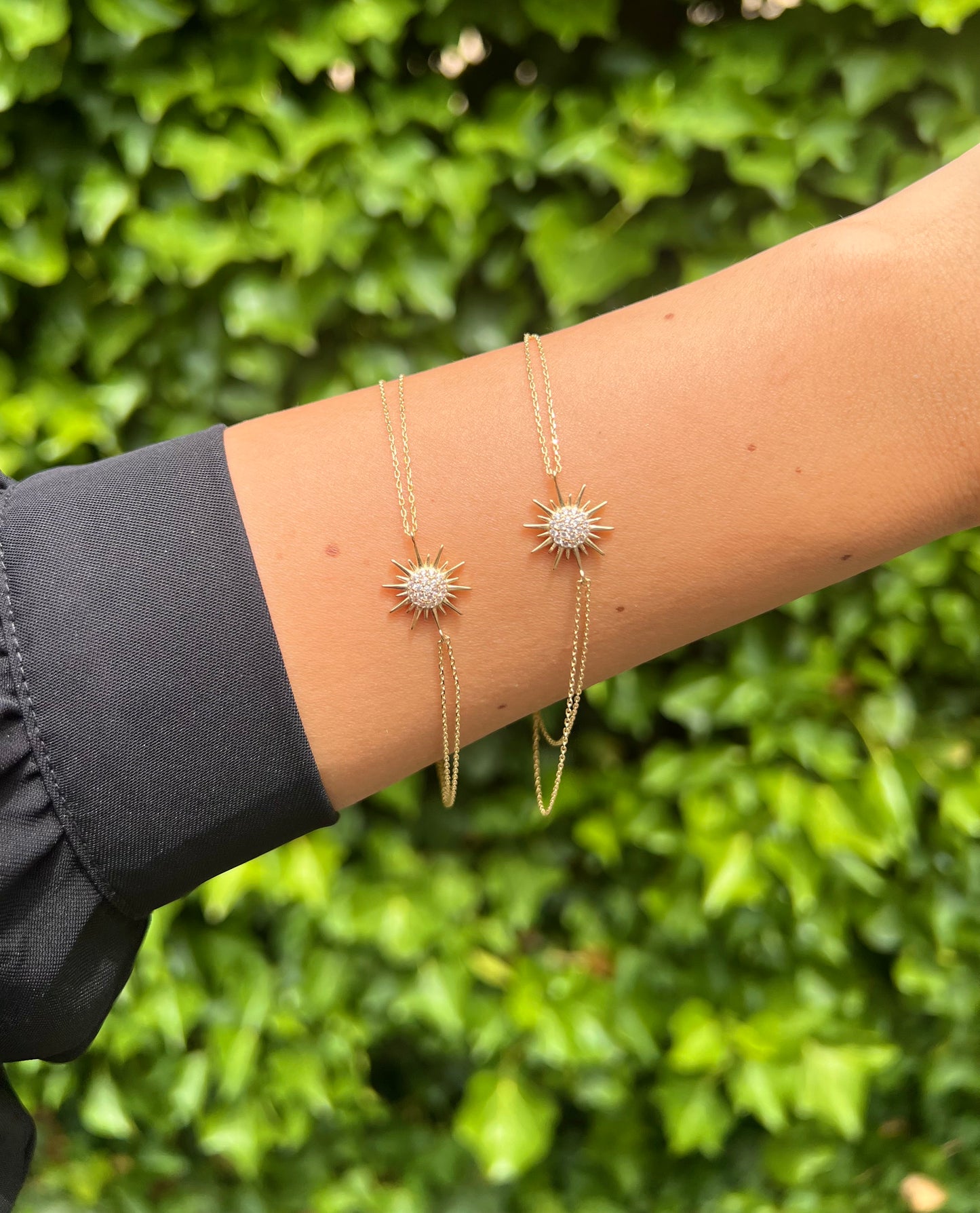 Gold Armband - Sonnenschein