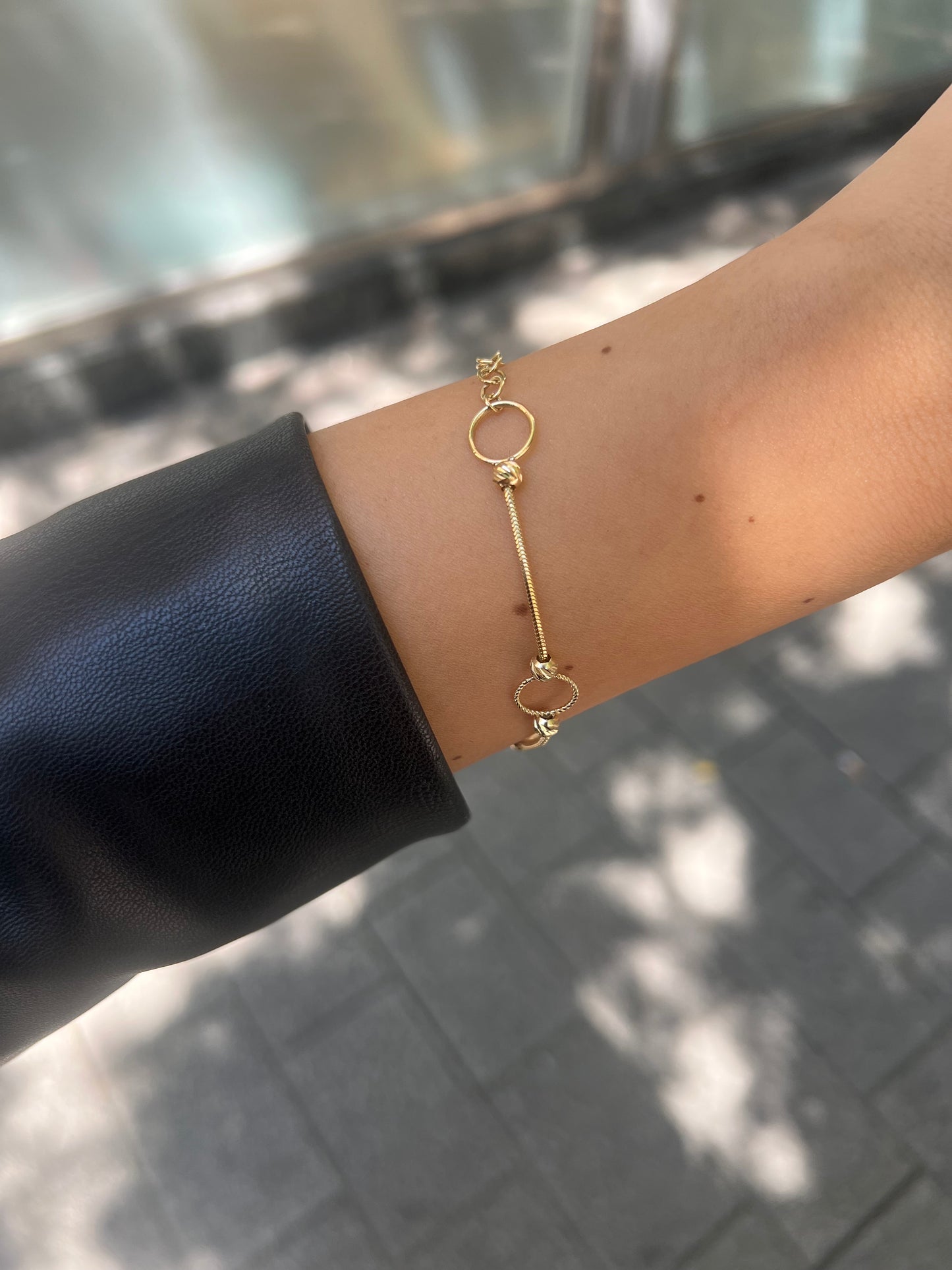 Gold Armband - Kreis Dorika