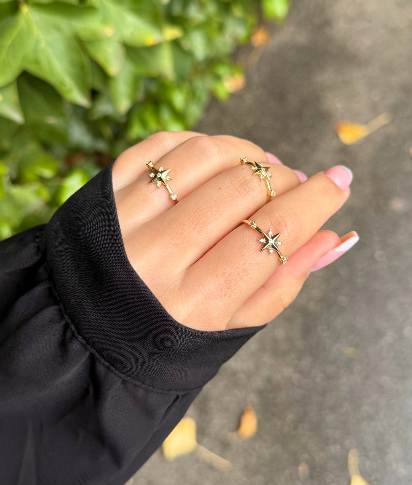 Gold Ring - Aurora Star