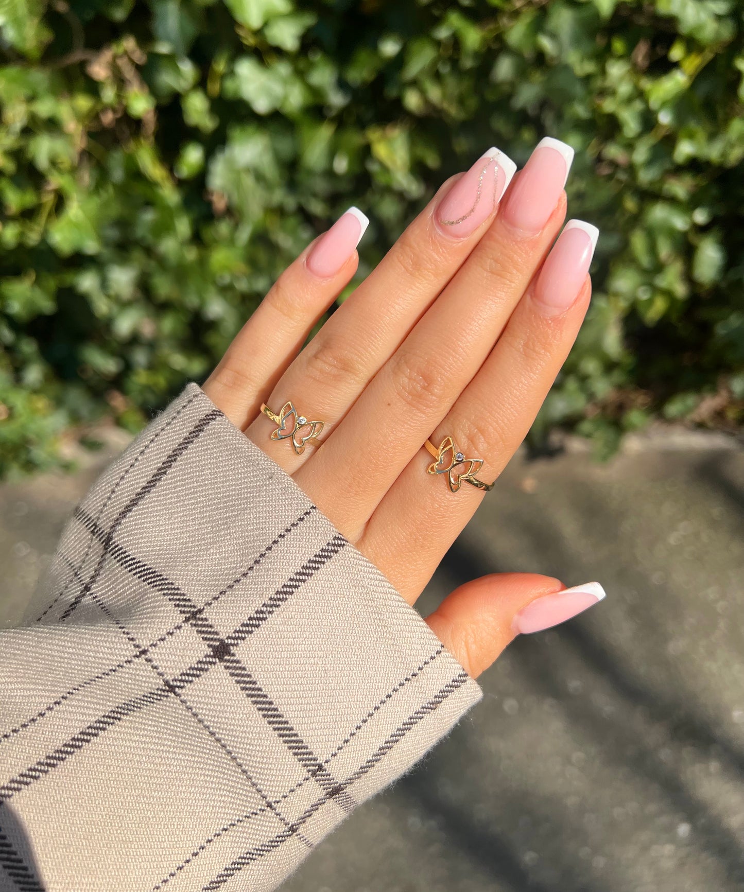 Gold Ring - Schmetterling