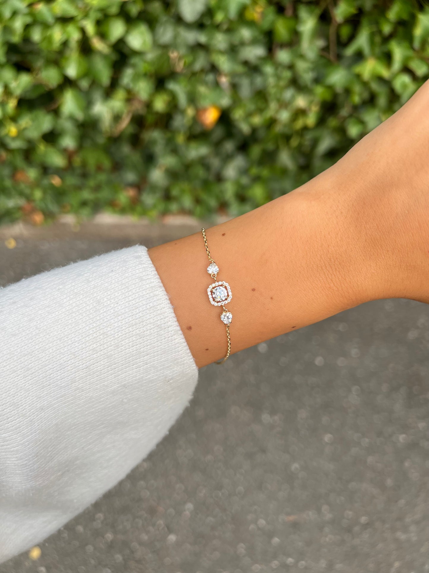 Gold Armband - Baguette