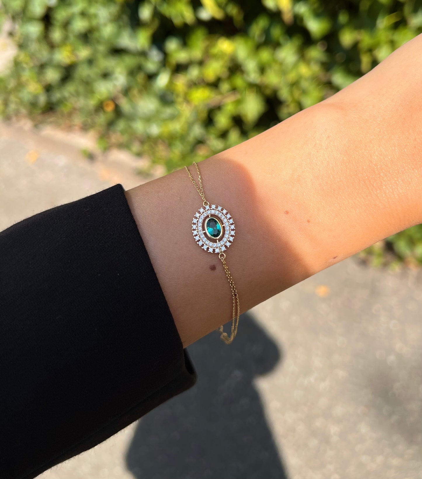 Gold Armband - Oval