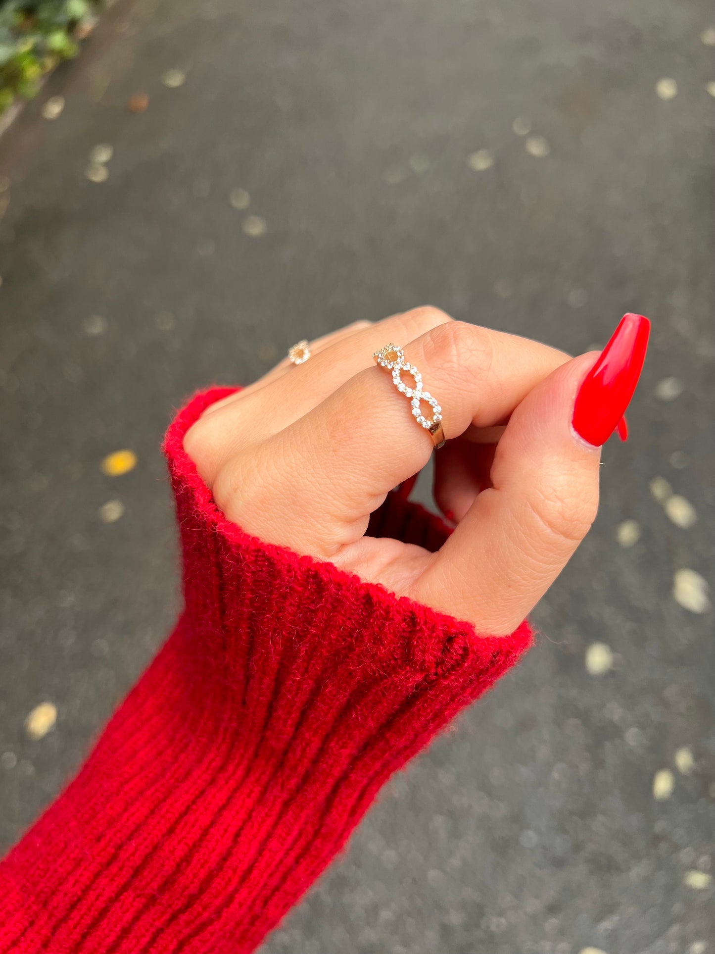 Gold Ring - Infinity Zirkonia