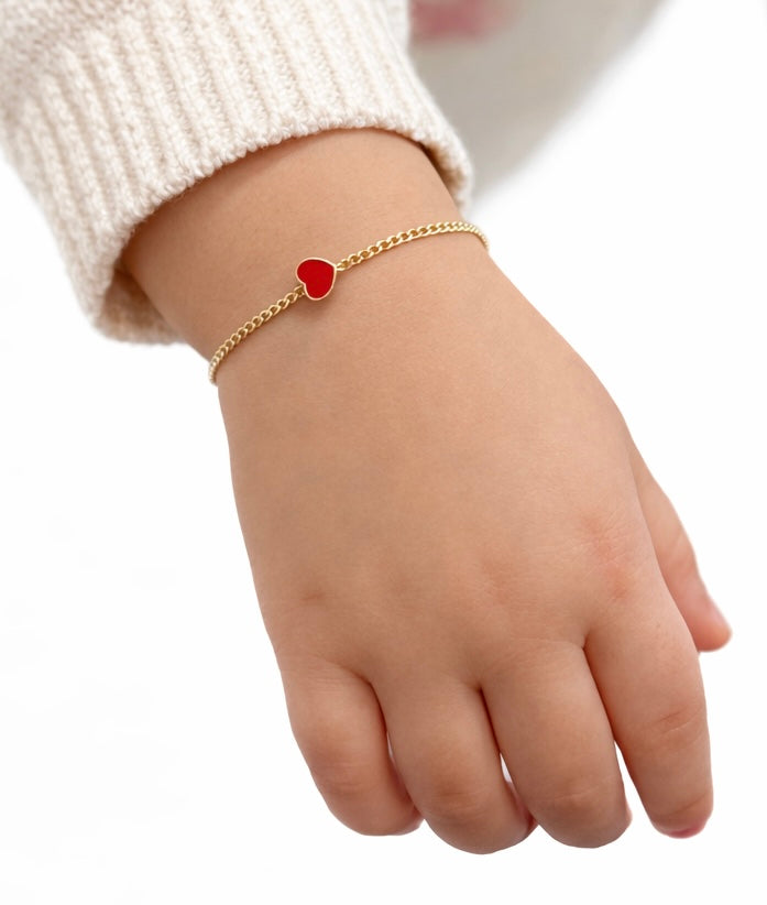 Gold Armband - One Heart