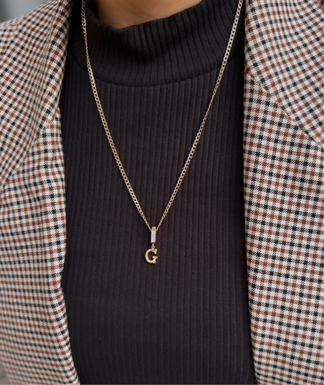 Gold Anhänger - Charm G