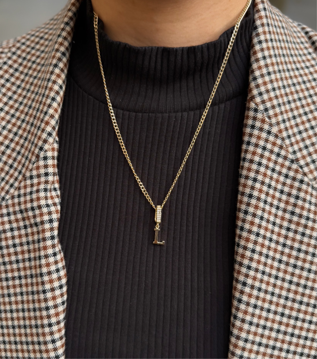 Gold Anhänger - Charm L
