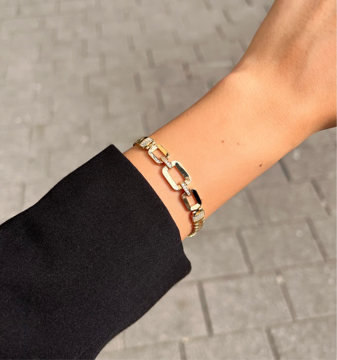 Gold Armband - Rahmen