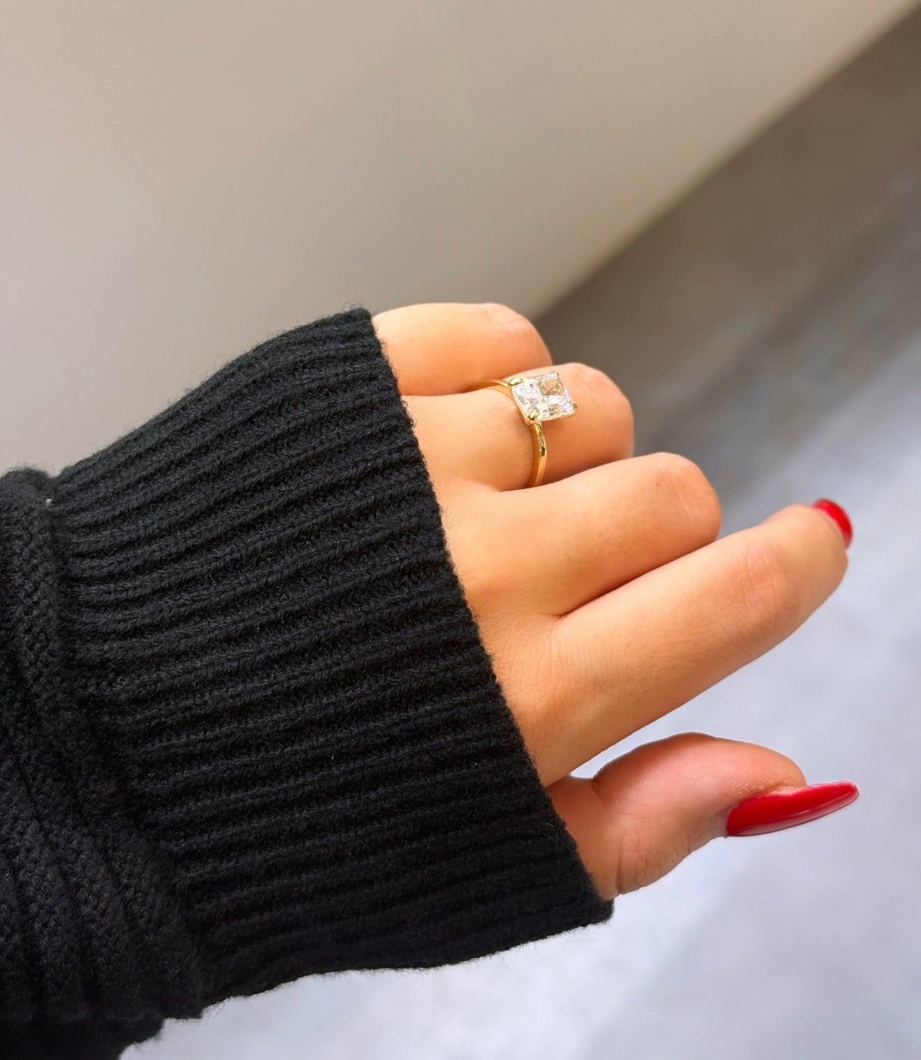 Gold Ring - Rechteckig