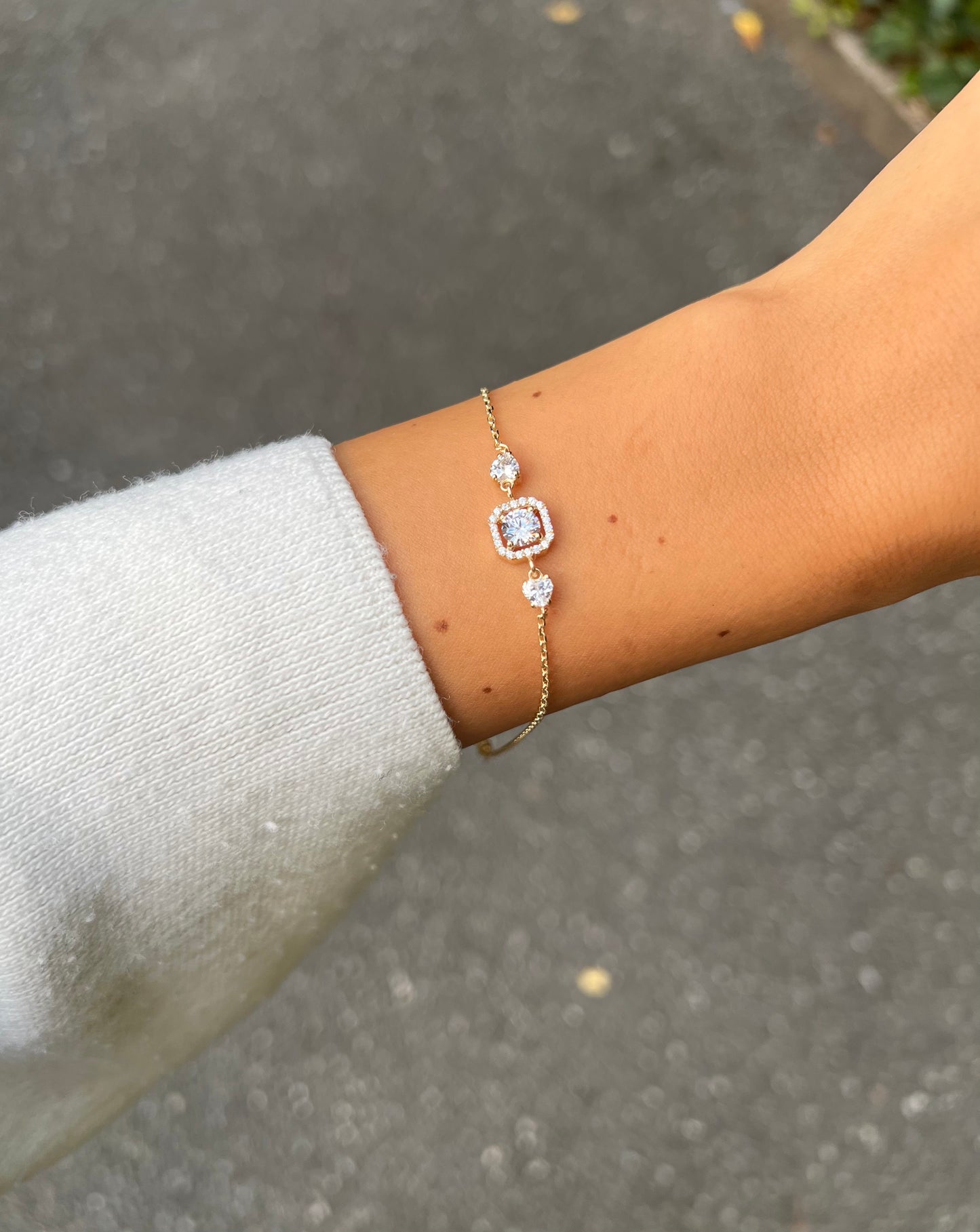 Gold Armband - Baguette