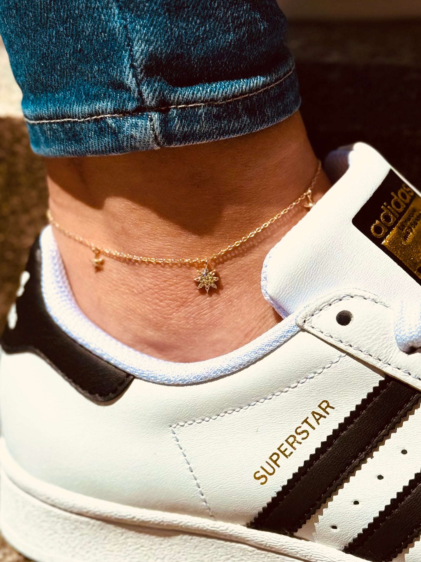 Gold Fuẞkettchen - Starlight Elegance Anklet