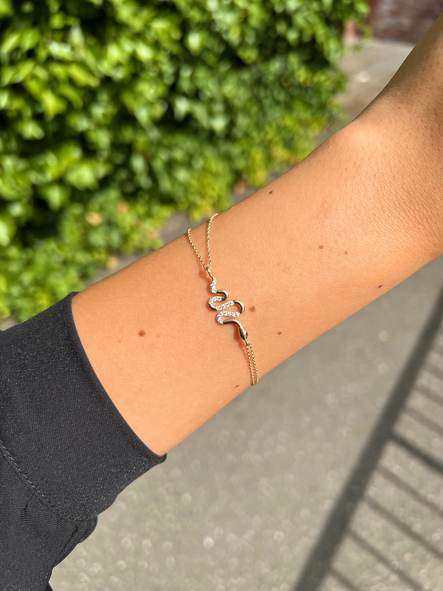 Gold Armband - Snake