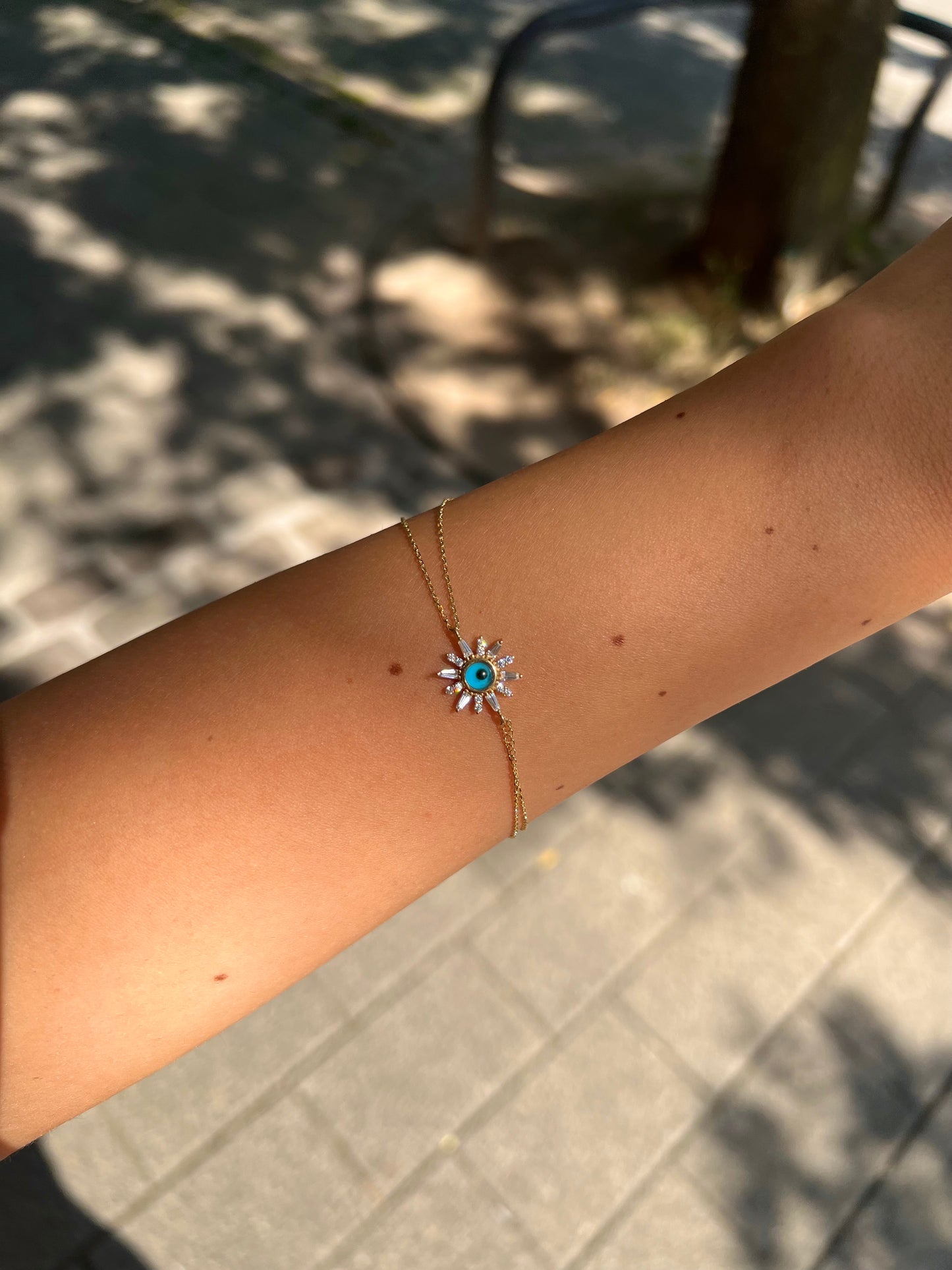 Gold Armband - Nazar Blume