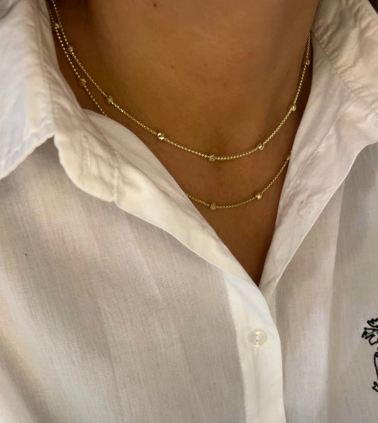 Gold Halskette - Dorika