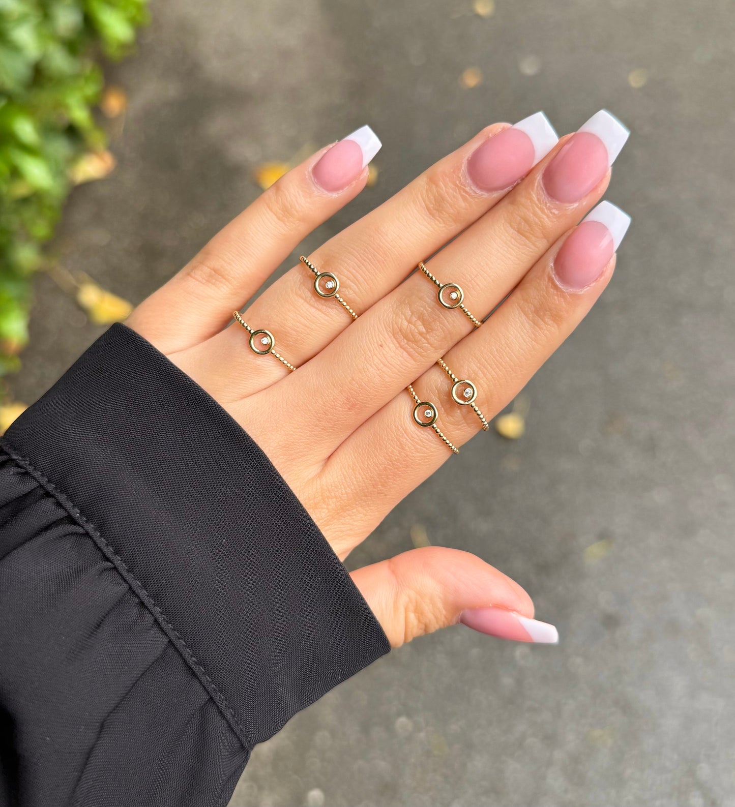 Gold Ring - Luna Circle