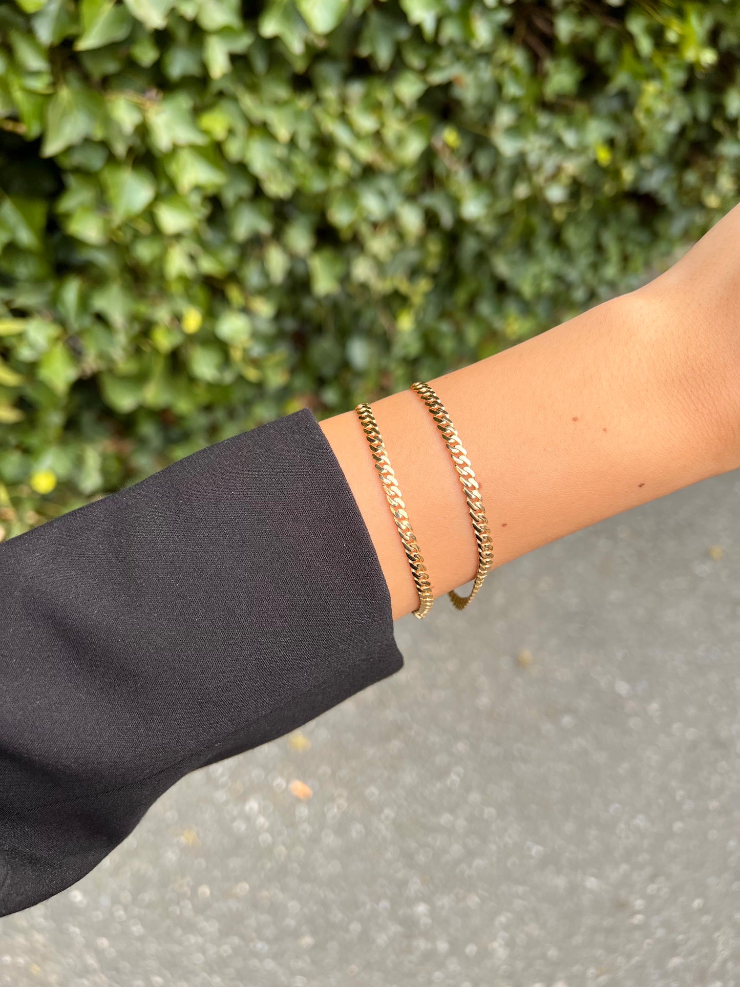 Gold Armband - Klassisches Panzerarmband