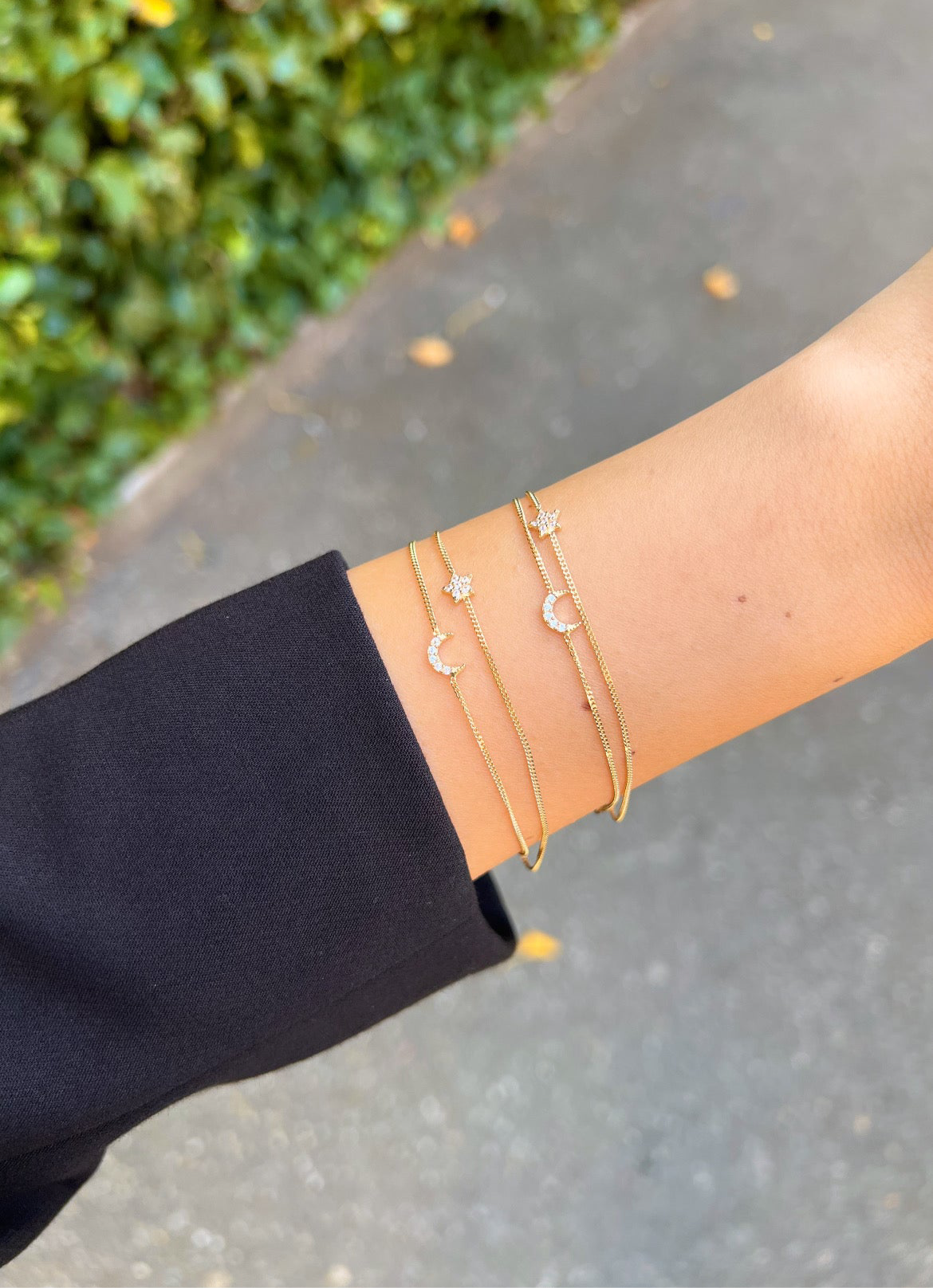 Gold Armband - Ay ve Yildiz