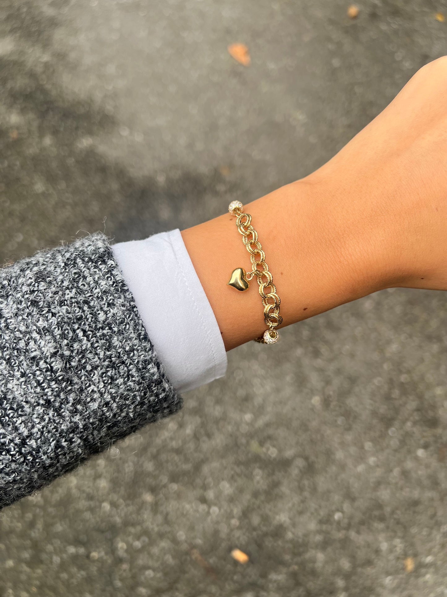 Gold Armband - Herz