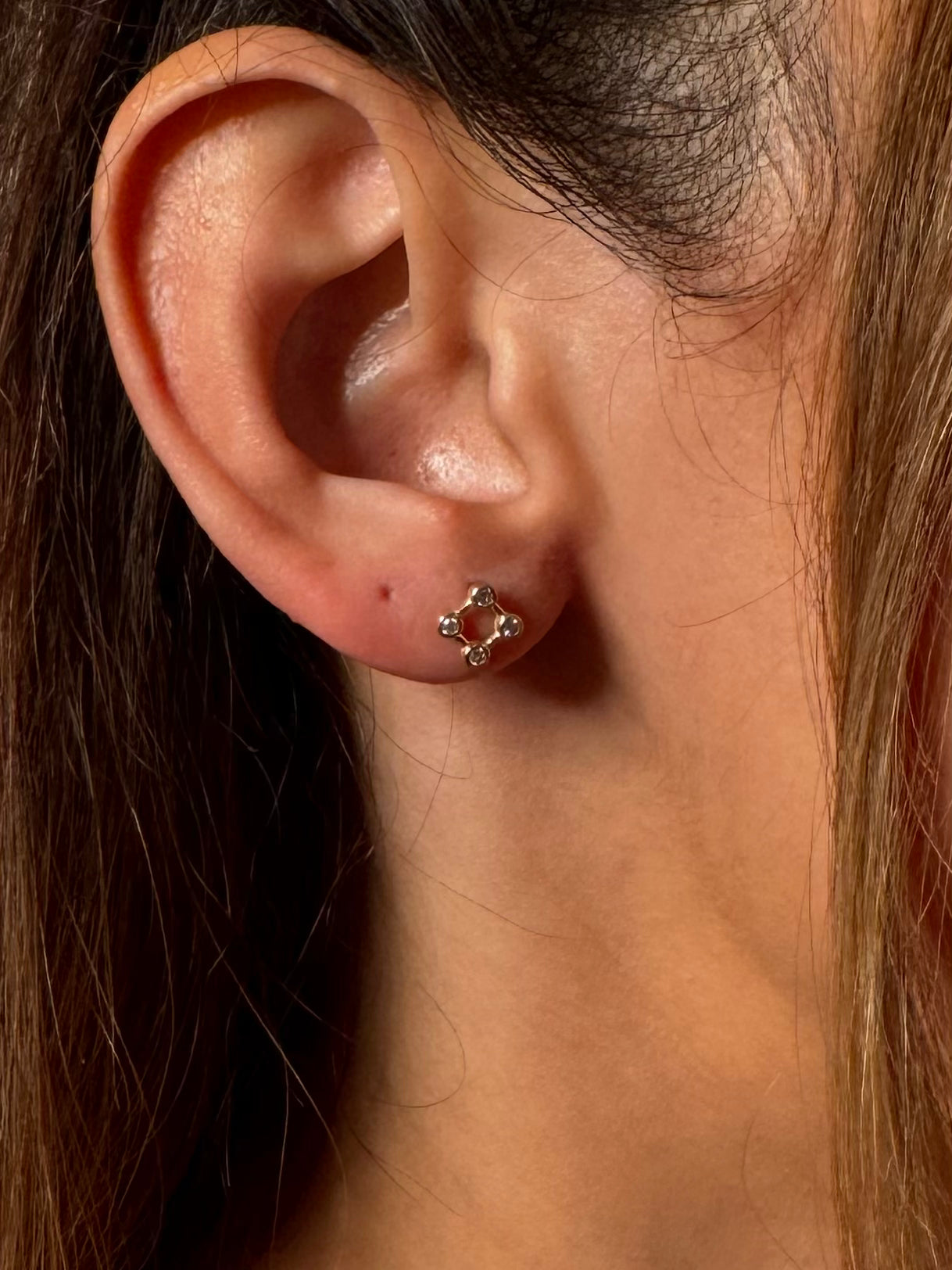 Gold Ohrstecker - Fantasie Design