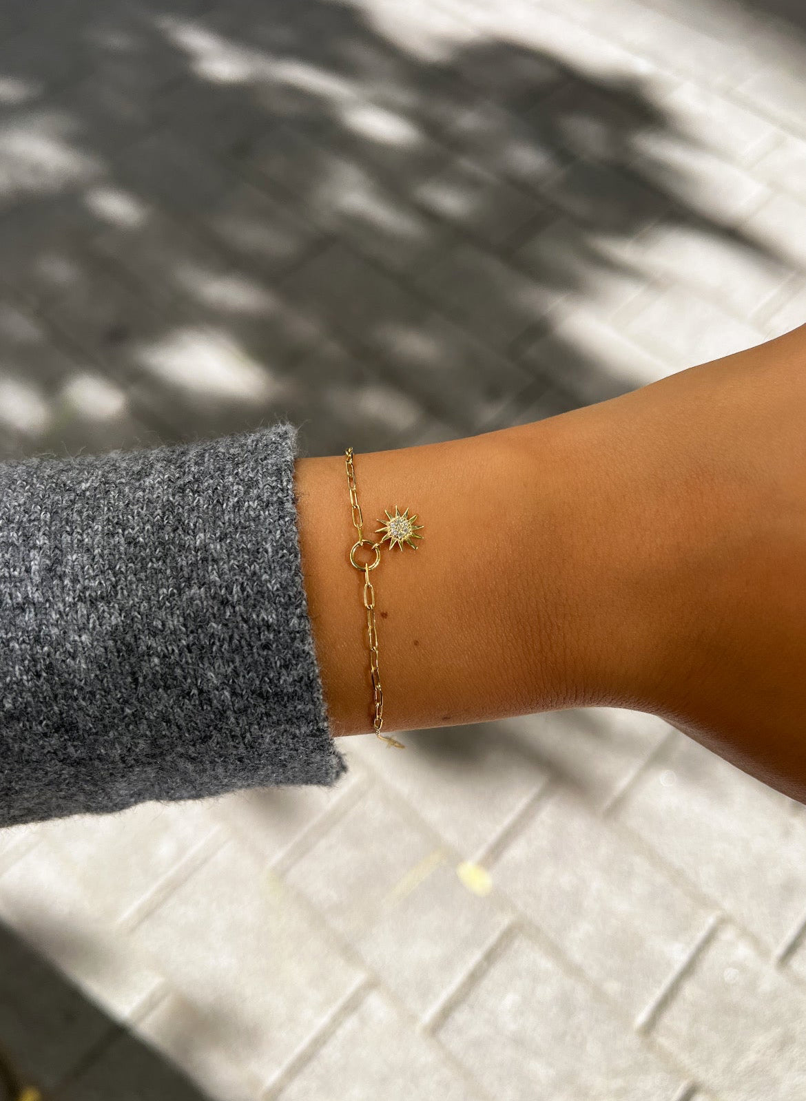 Gold Armband - Sonnenschein