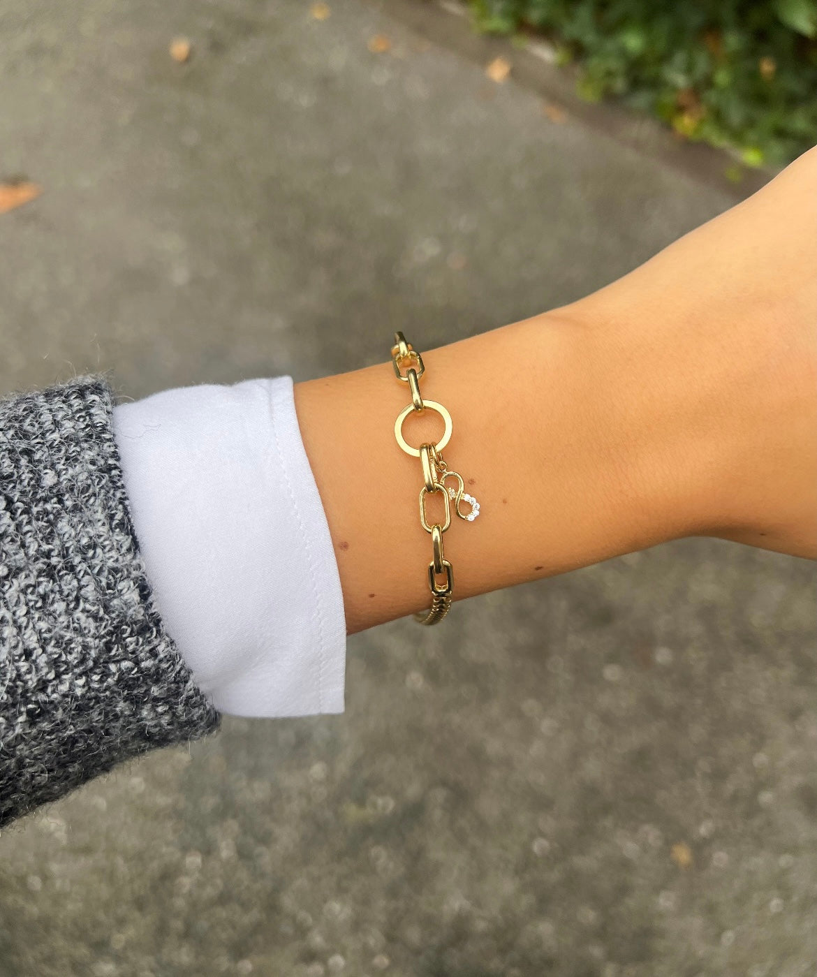 Gold Armband - Atac mit Unendlichkeit