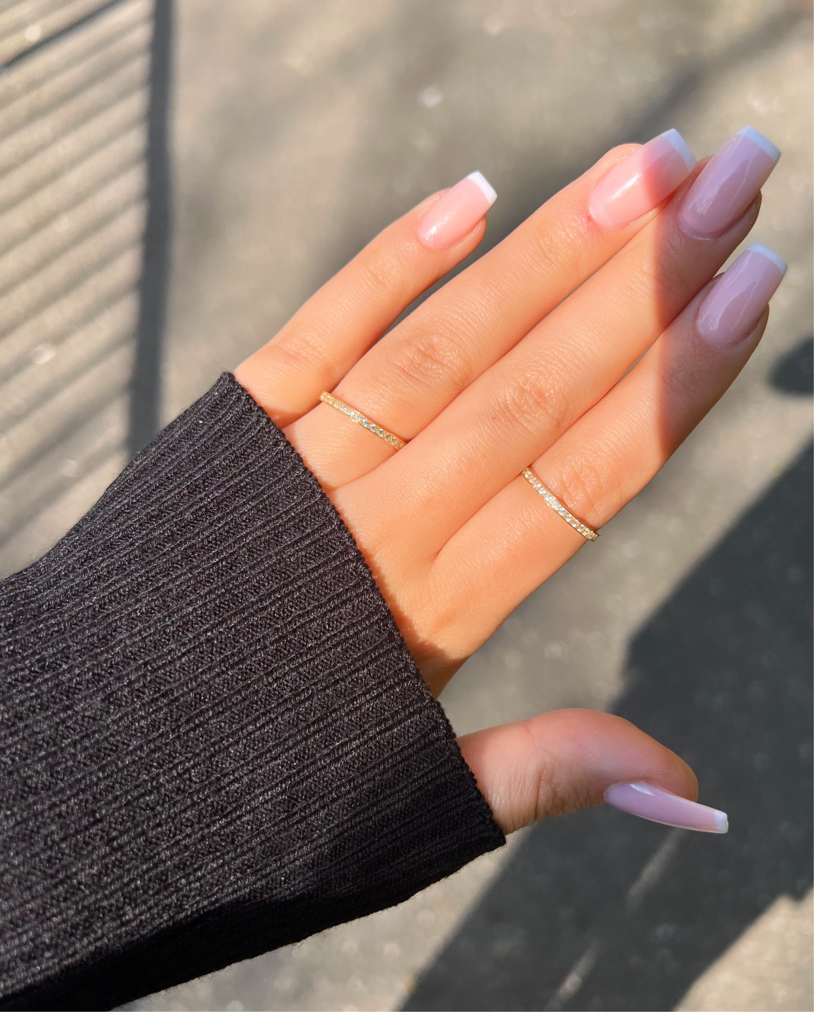 Gold Ring - Steinreihe