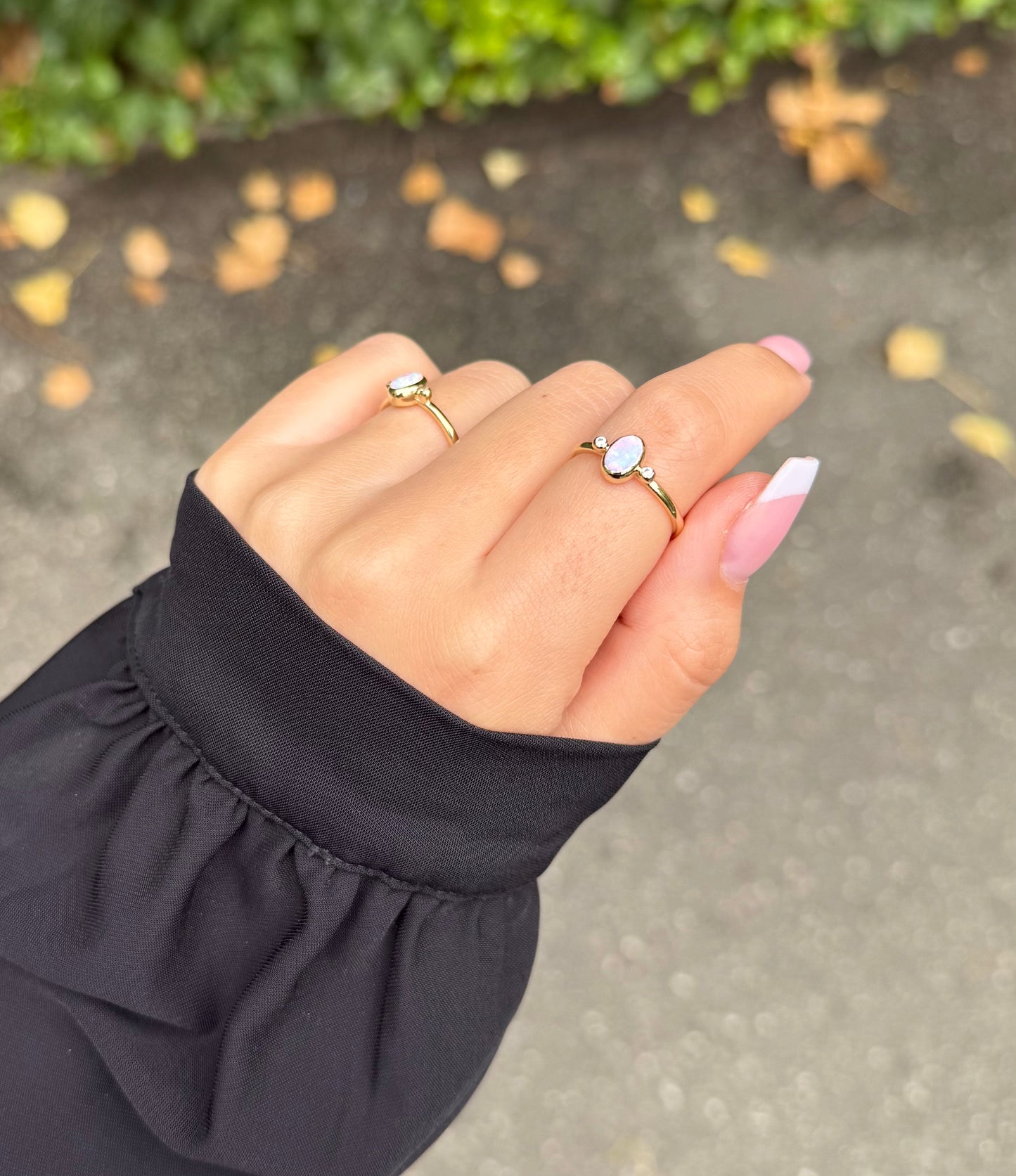 Gold Ring - Lichtflamme