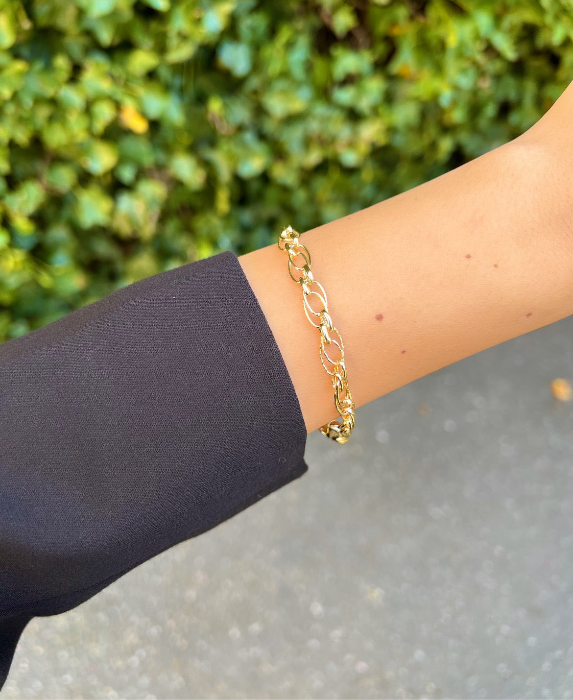 Gold Armband - Gourmette
