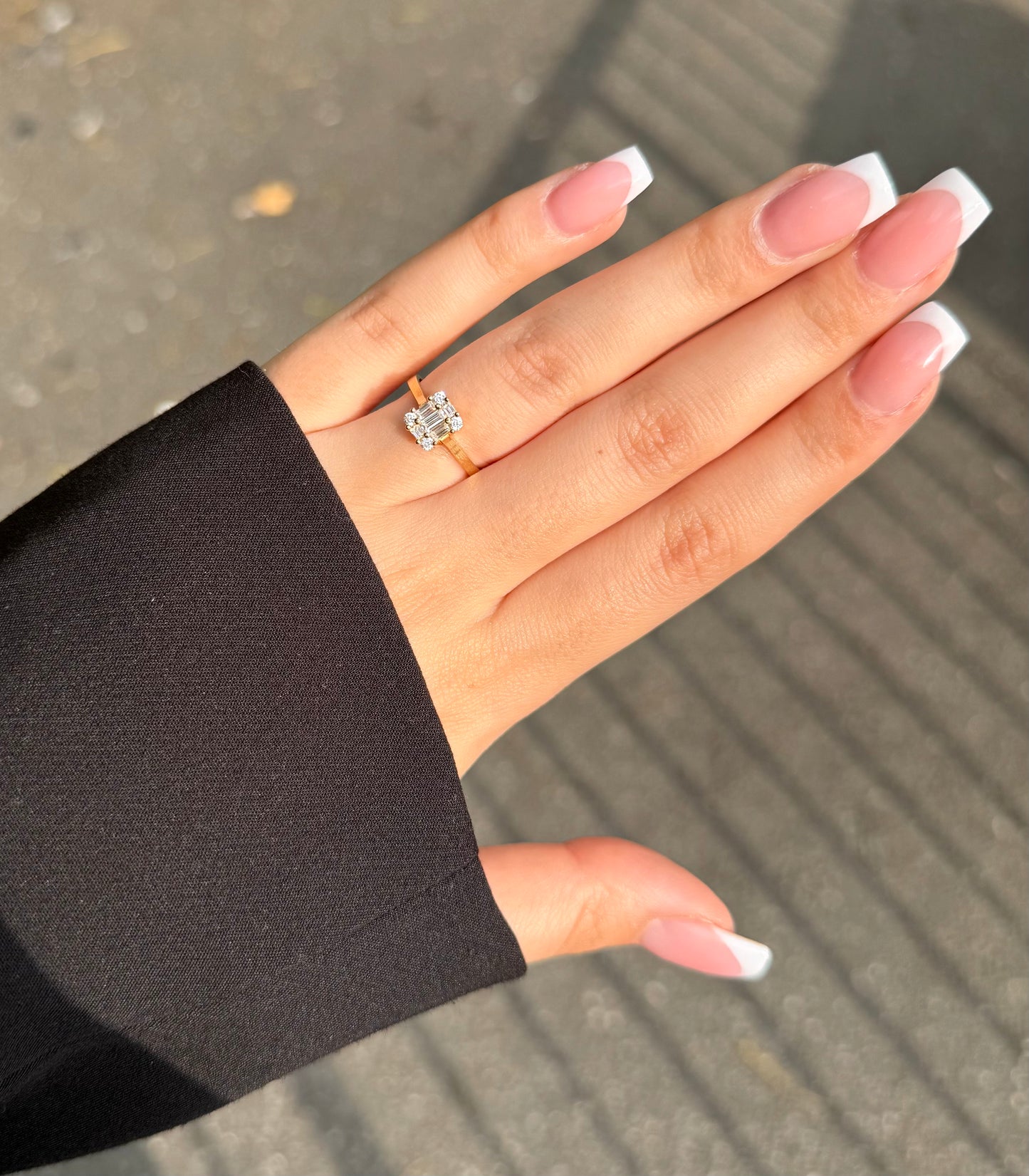 Gold Ring - Baguette Classic