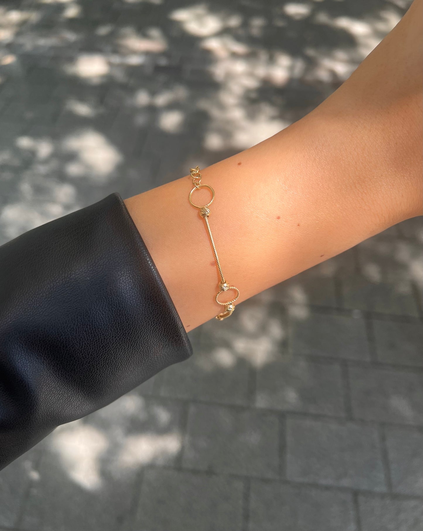 Gold Armband - Kreis Dorika