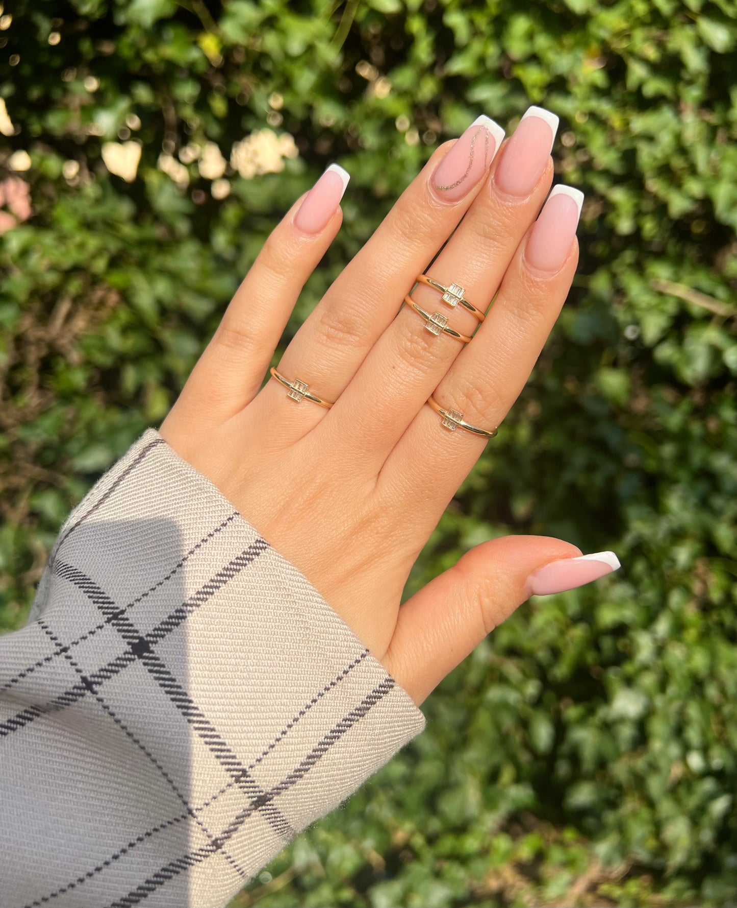 Gold Ring - Mini Baguette