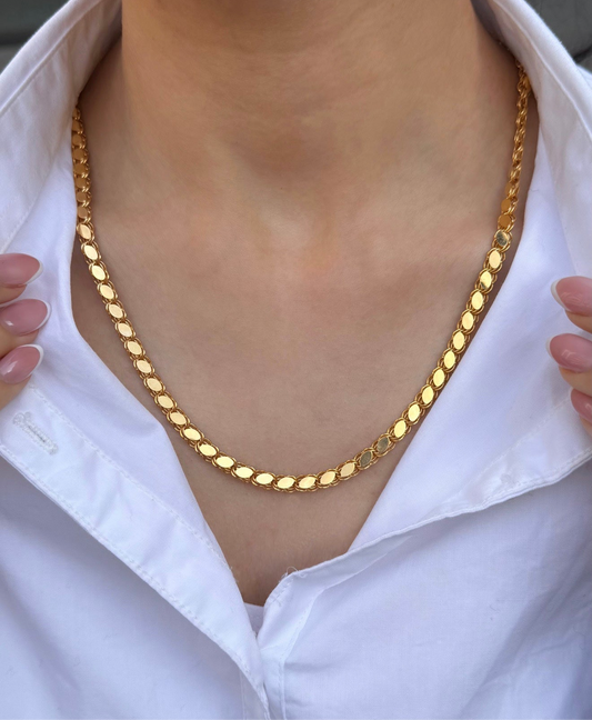 Gold Halskette - Pullu