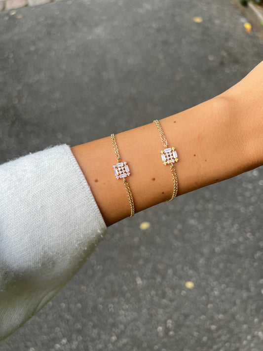 Gold Armband - Baguette