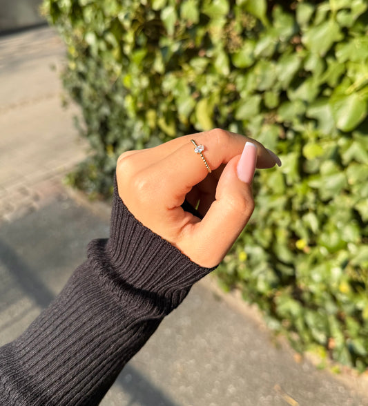 Gold Ring - Oval Eleganz