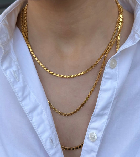 585 Gold Halskette - Pullu