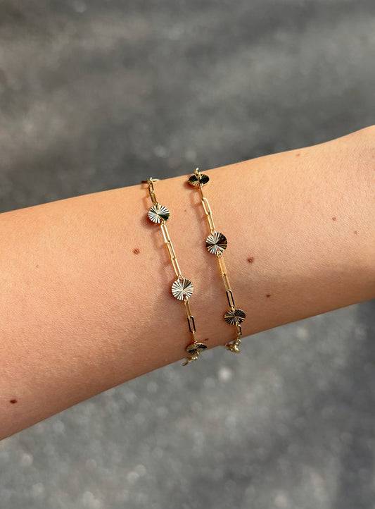Gold Armband - Sunshine Disc
