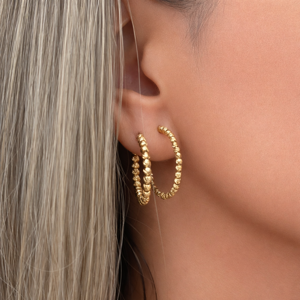 Gold Creolen - Classic Dorika