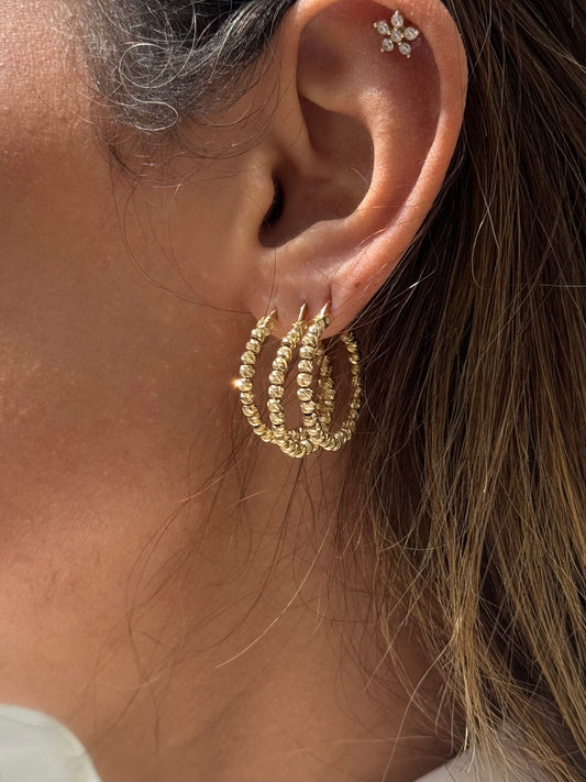 Dorika Creolen 585er Gold