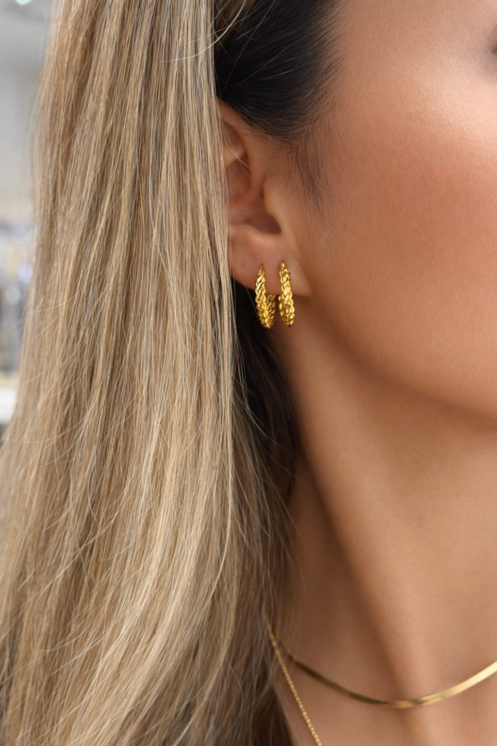 Gold Creolen - Üclü Burma