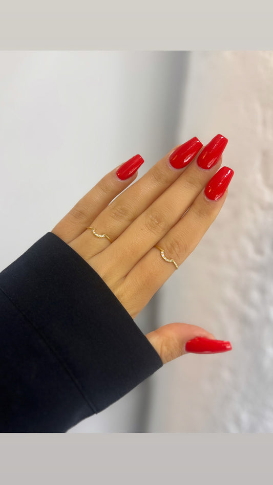 Gold Ring - Halbkreis