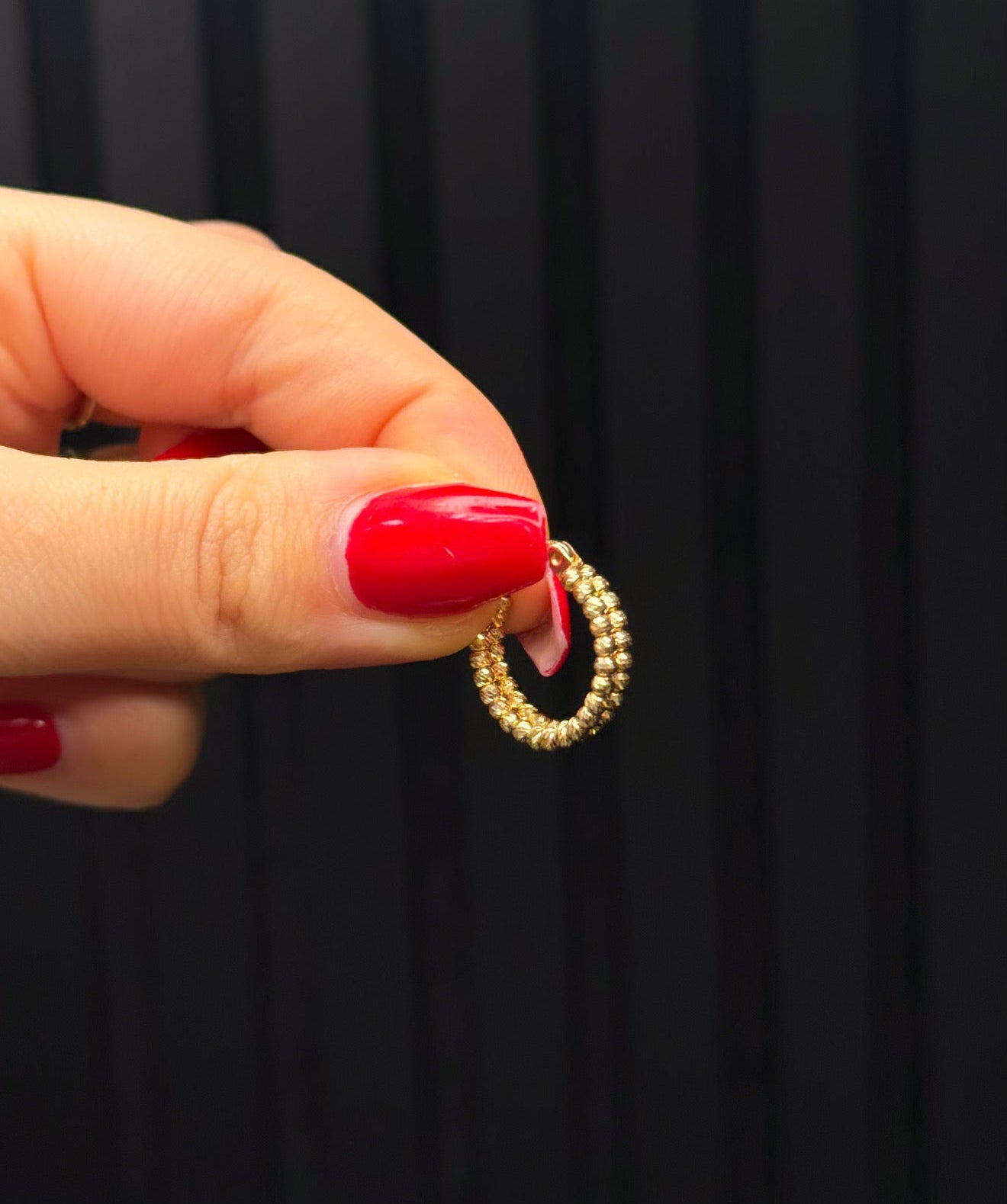 Gold Creolen - Dorika