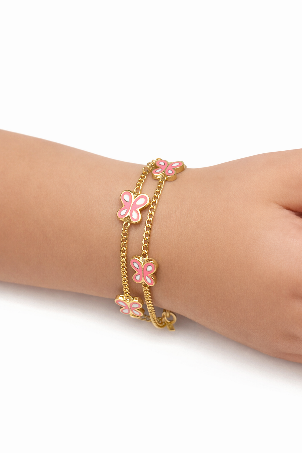 Gold Armband - Schmetterling