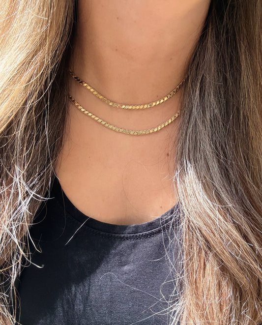 Gold Halskette - Pullu