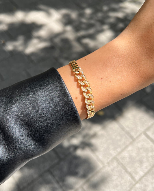 Gold Armband - Ketten Optik