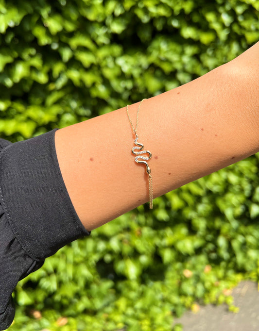 Gold Armband - Snake