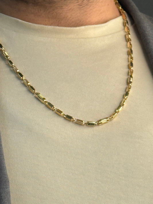 Feingliedrige Kette aus 14k (585) Gold – 65 cm