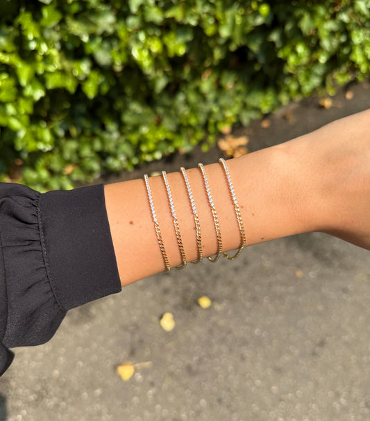 Gold Armband - Lumière Tennis