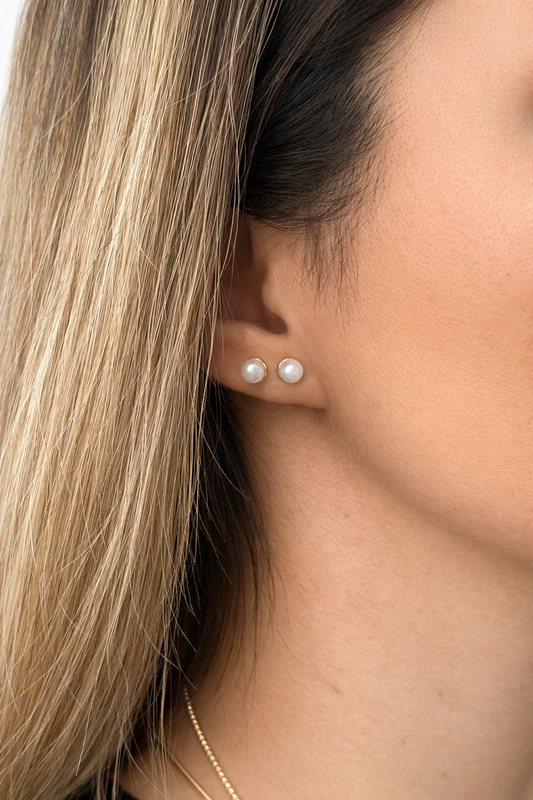 Gold Ohrringe - Perla Classic