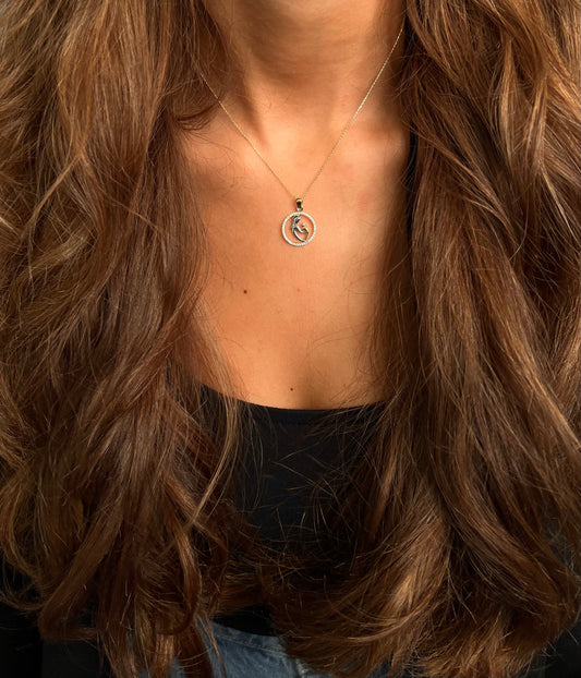 585 GOLD HALSKETTE - MUTTER KIND