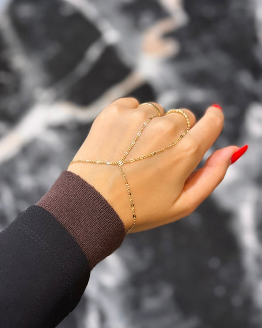 Gold Handkette - Low