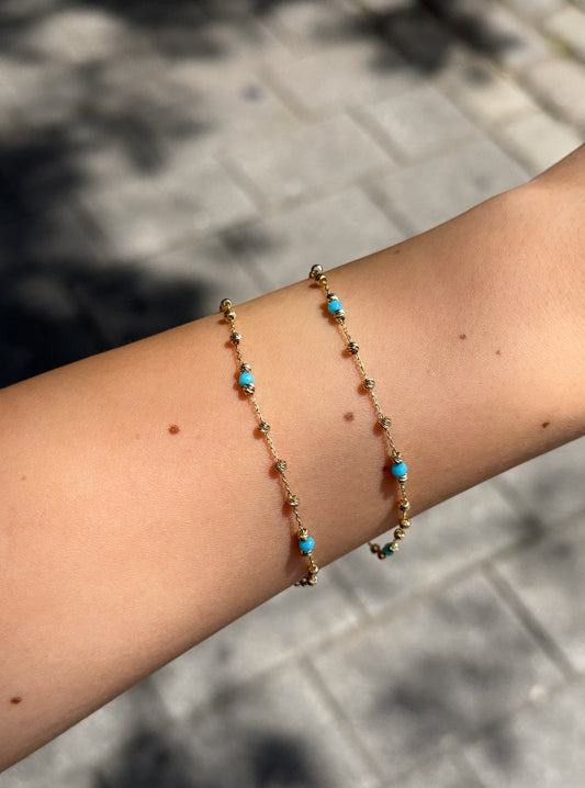 Gold Armband - Turkuaz
